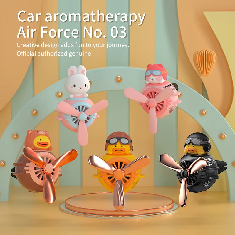 Magnetic Cartoon Figure Air Outlet Clip Aromatherapy