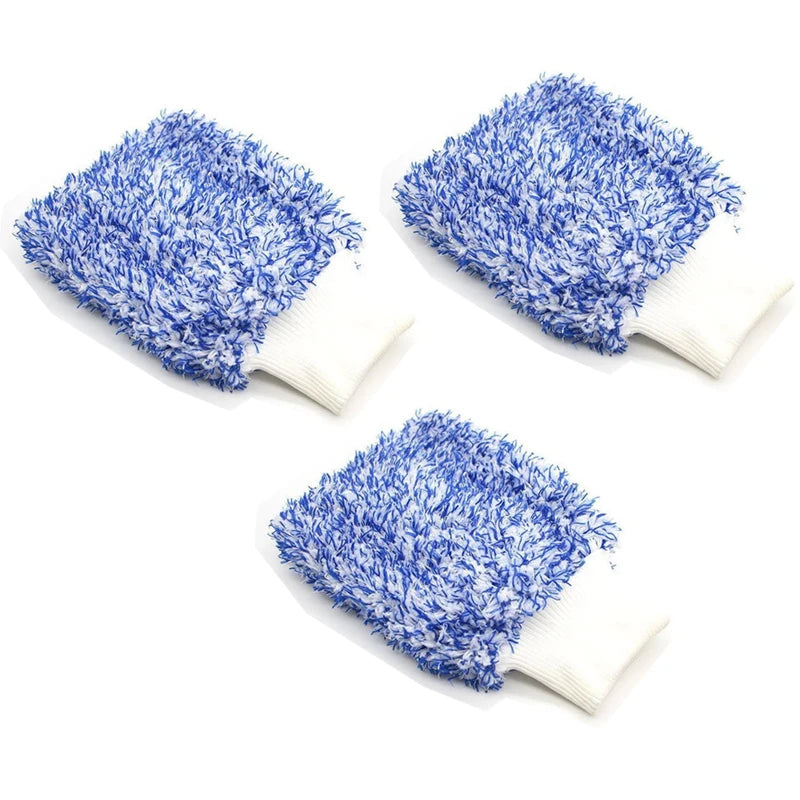 Soft Microfiber Car Cleaning Gloves