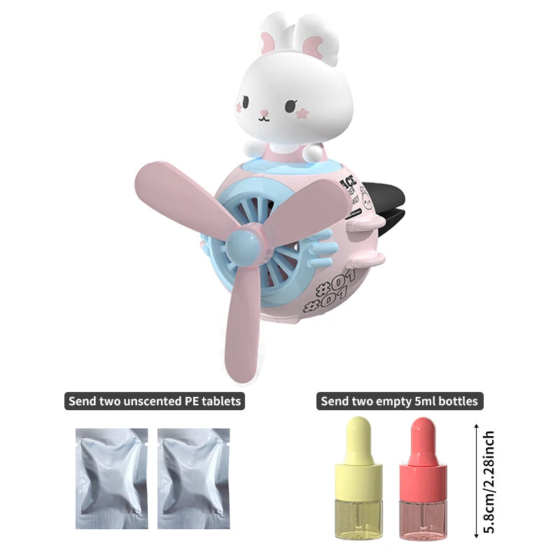 Magnetic Cartoon Figure Air Outlet Clip Aromatherapy