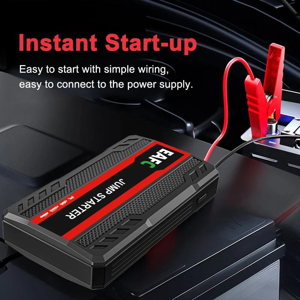 Portable 12V Car Jump Starter and 600A Power Bank