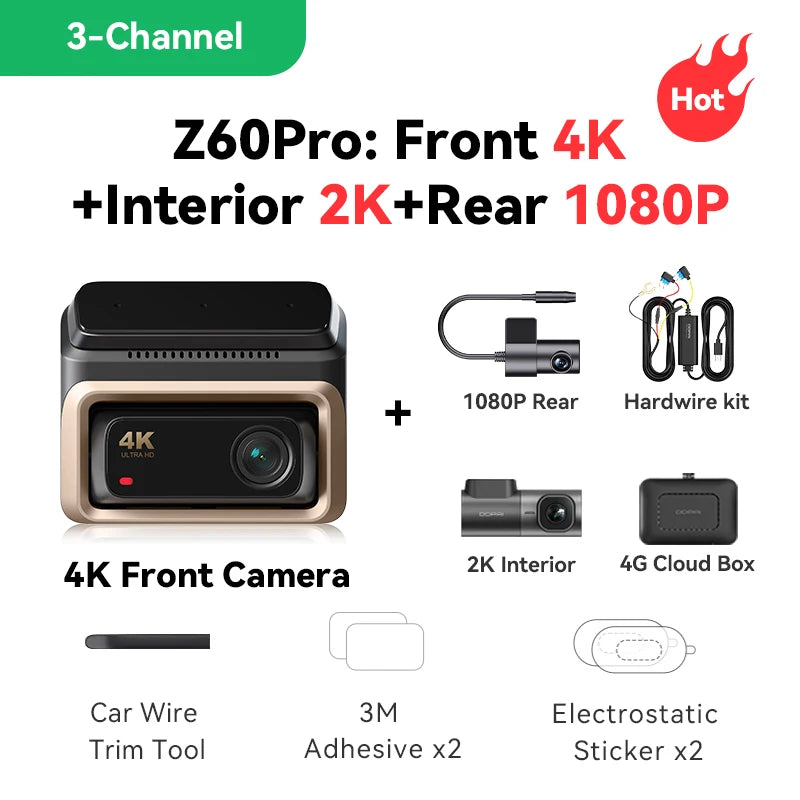 Z60 Pro 4K Dash Cam