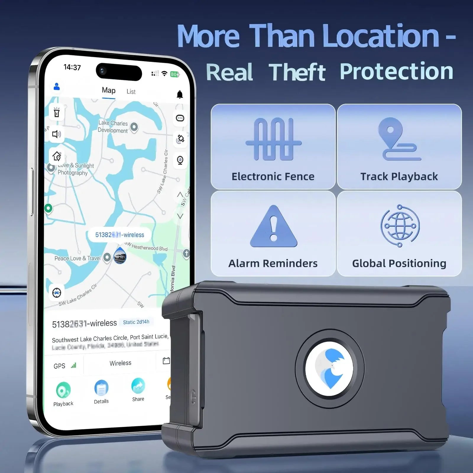Wireless GPS Tracker for Car Anti-Theft