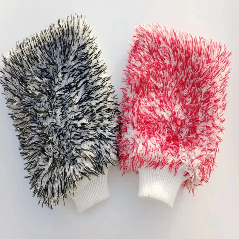 Soft Microfiber Car Cleaning Gloves