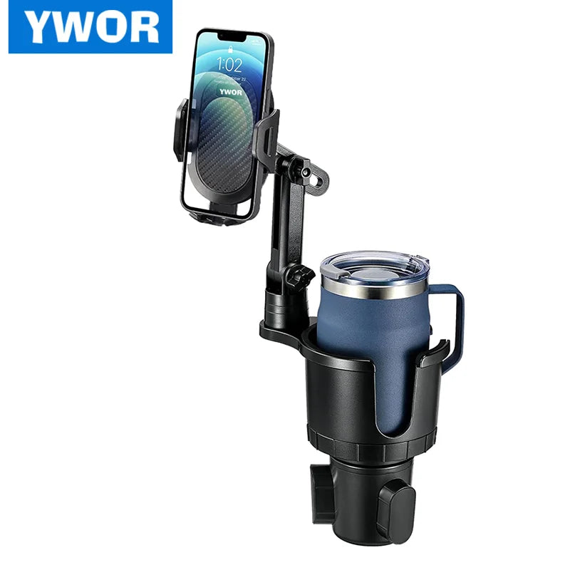 2 in 1 Cup Holder and Phone Mount