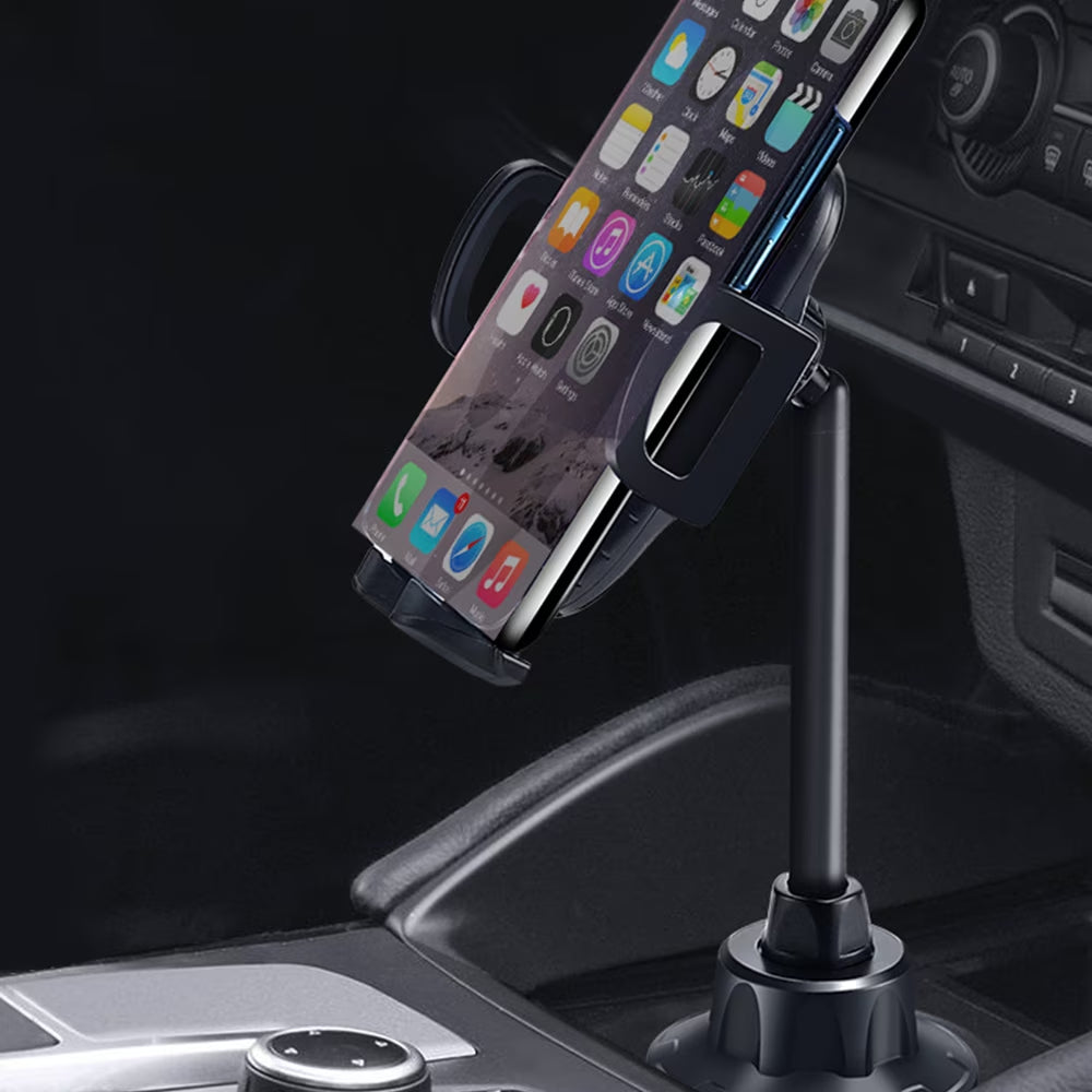 Universal Adjustable Car Cup Holder Phone Mount for iPhone and Samsung