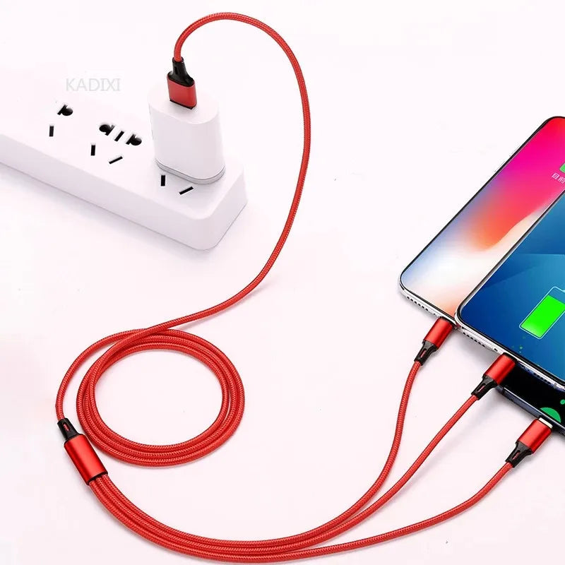 3 in 1 USB Fast Charging Cable