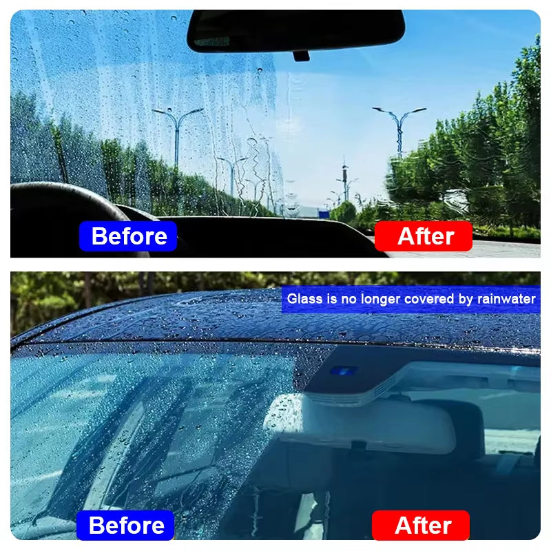 Car Glass Oil Film Remover & Anti Rain Coating