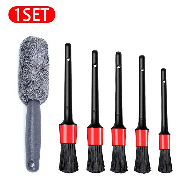 6/12Pcs Car Cleaning Set
