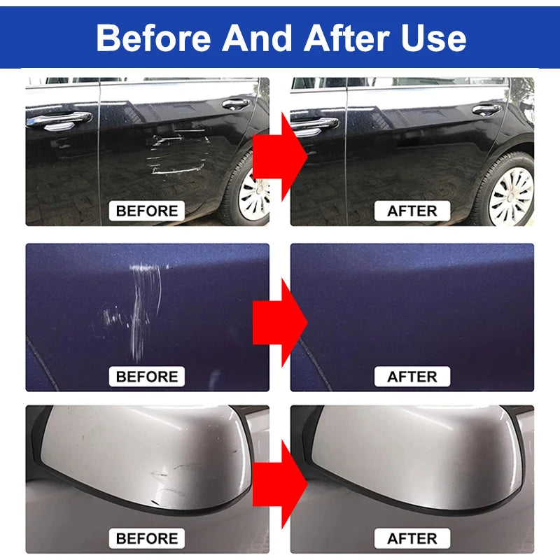 Car Scratch Remover and Paint Care Wax