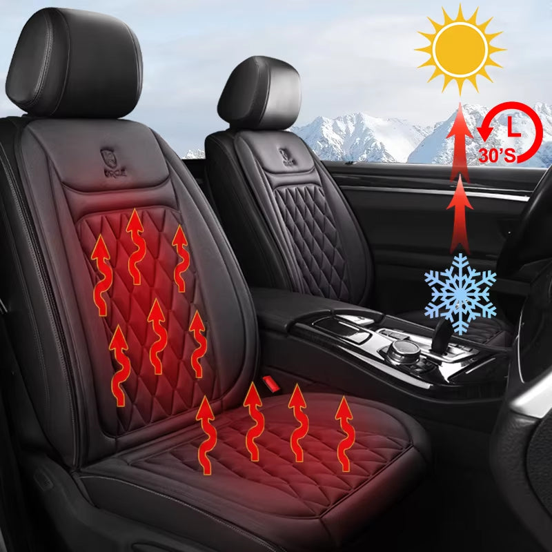 Heated Car Seat Cover 12-24V 