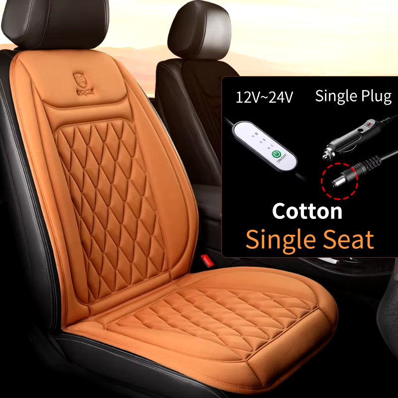 Heated Car Seat Cover 12-24V 