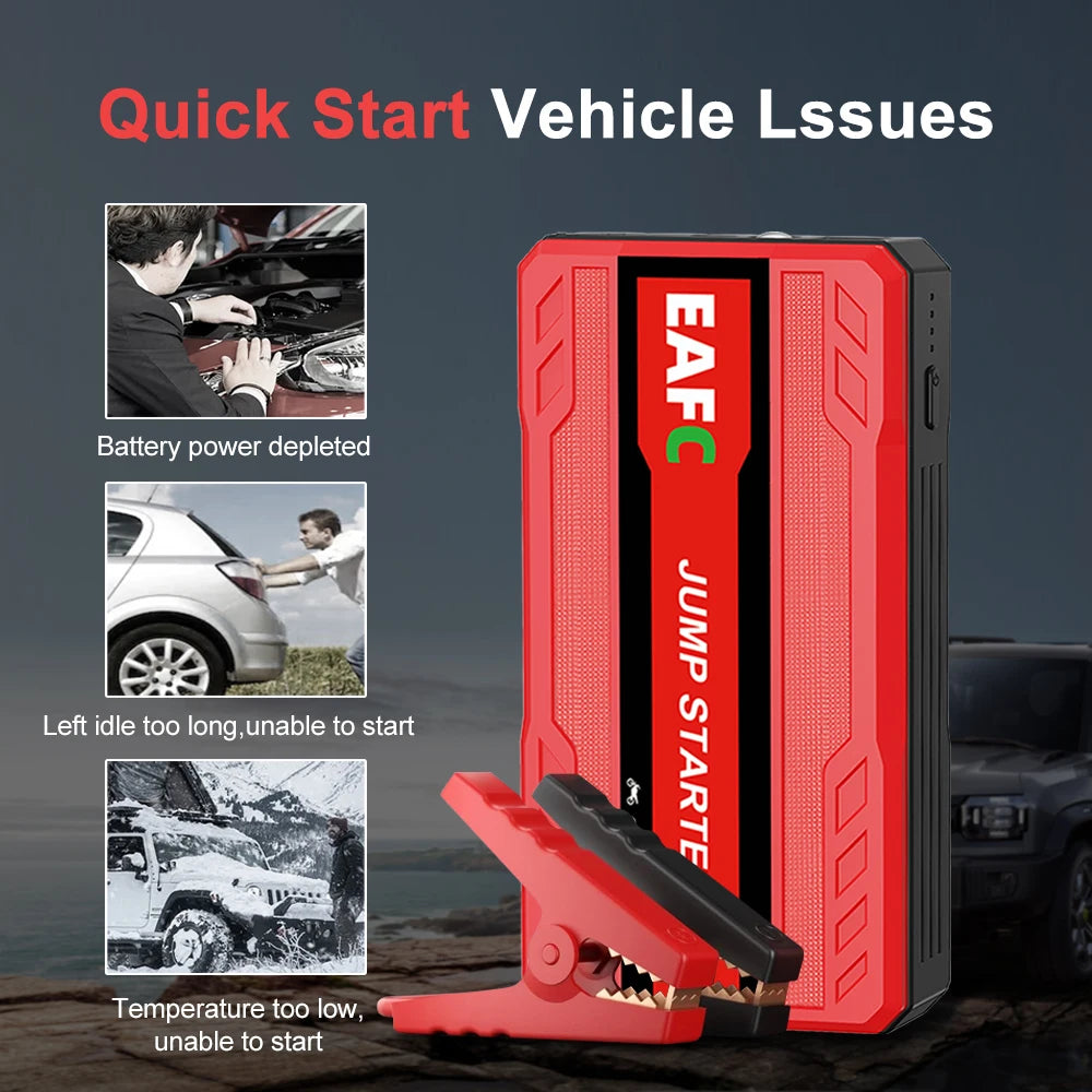 Portable 12V Car Jump Starter and 600A Power Bank
