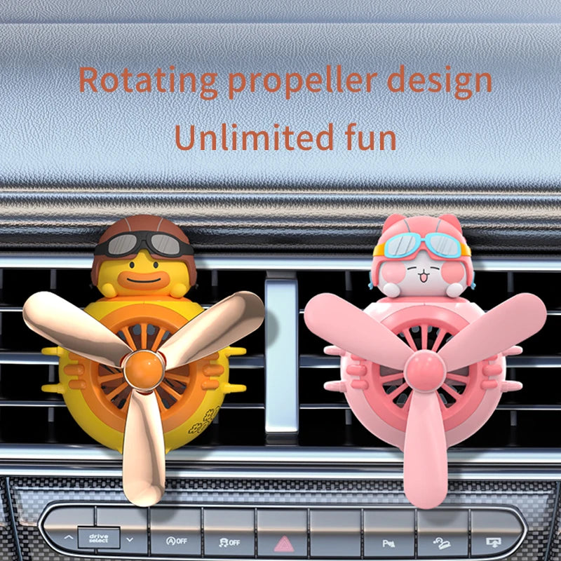 Magnetic Cartoon Figure Air Outlet Clip Aromatherapy