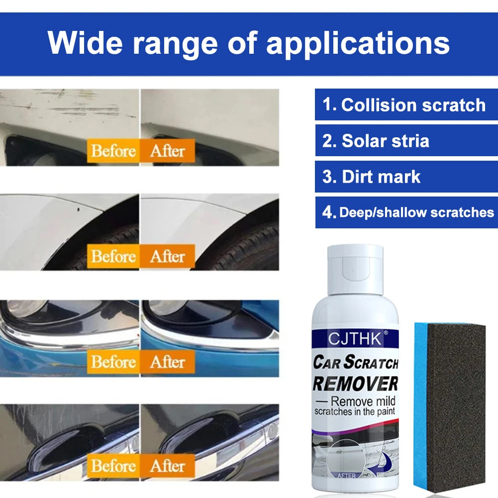 Car Scratch Remover and Paint Care Wax