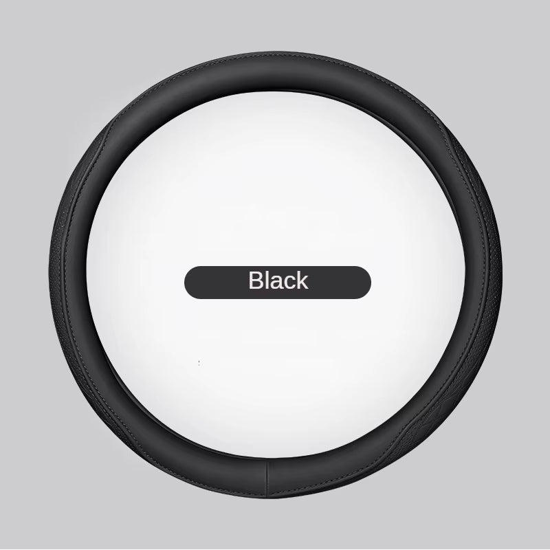 Universal Napa Leather Car Steering Wheel Cover Approx. 38Cm