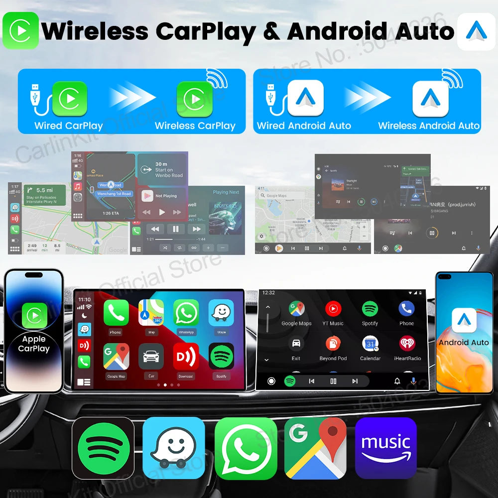 Mini Ultra Wireless Adapter Wireless Carplay Android Auto