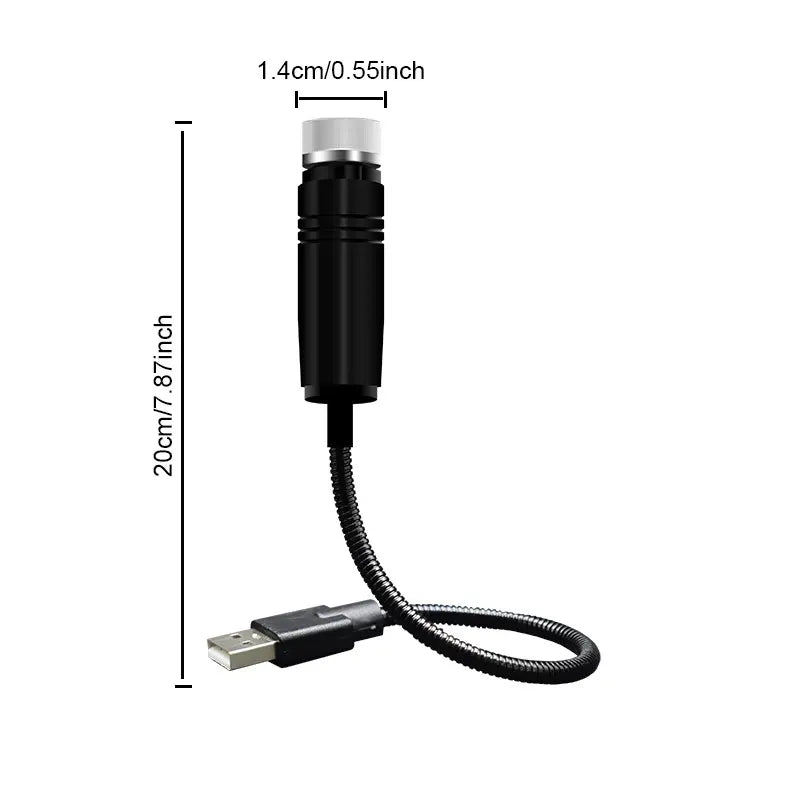 Car USB Starry Night Lamp, Internal Ceiling Light, Atmosphere Lamp, USB Internal Starry Sky Lamp, Car Atmosphere Decorative Light, Starlight Roof