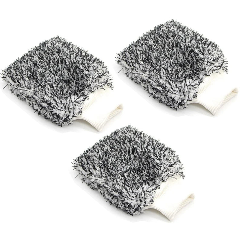 Soft Microfiber Car Cleaning Gloves