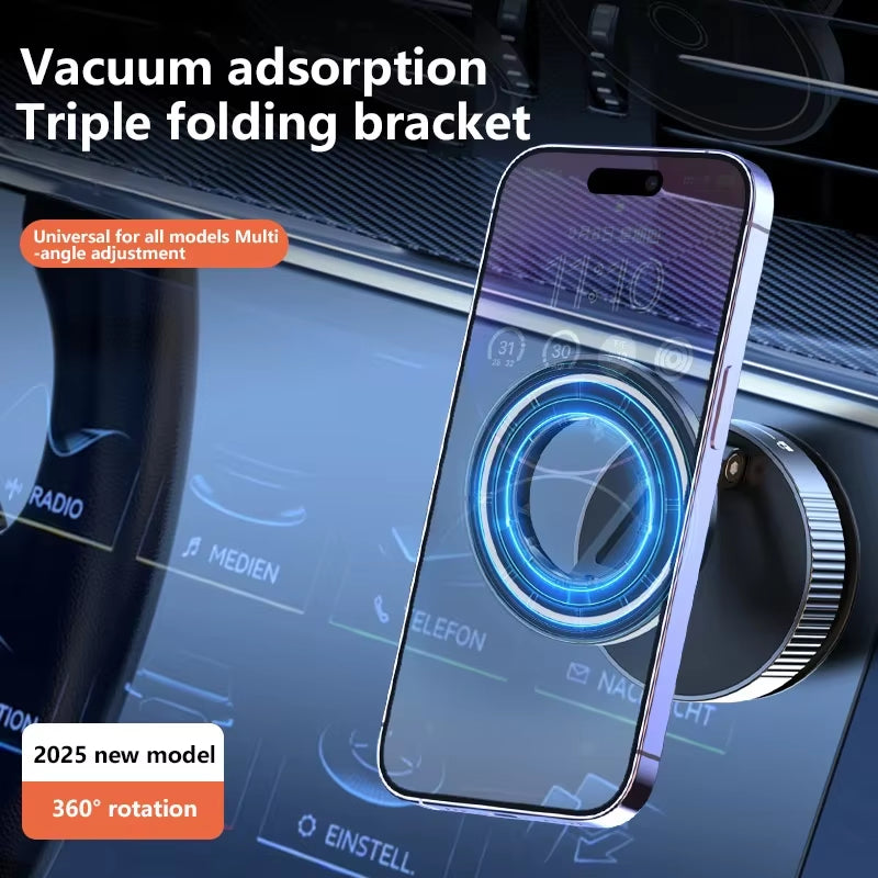 Vacuum Phone Holder Foldable 360° Adjustable
