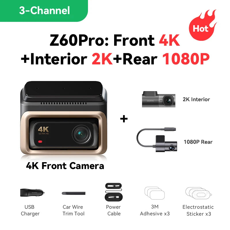 Z60 Pro 4K Dash Cam