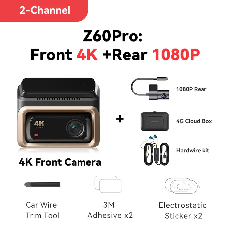 Z60 Pro 4K Dash Cam
