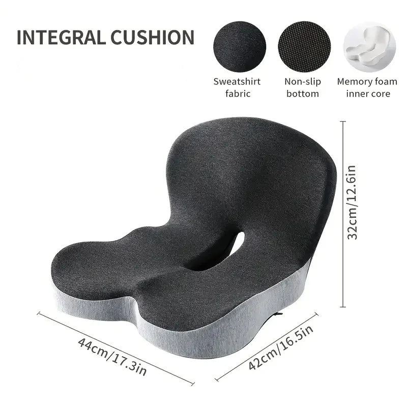 Memory Foam Cushion and Pillow Car Seat