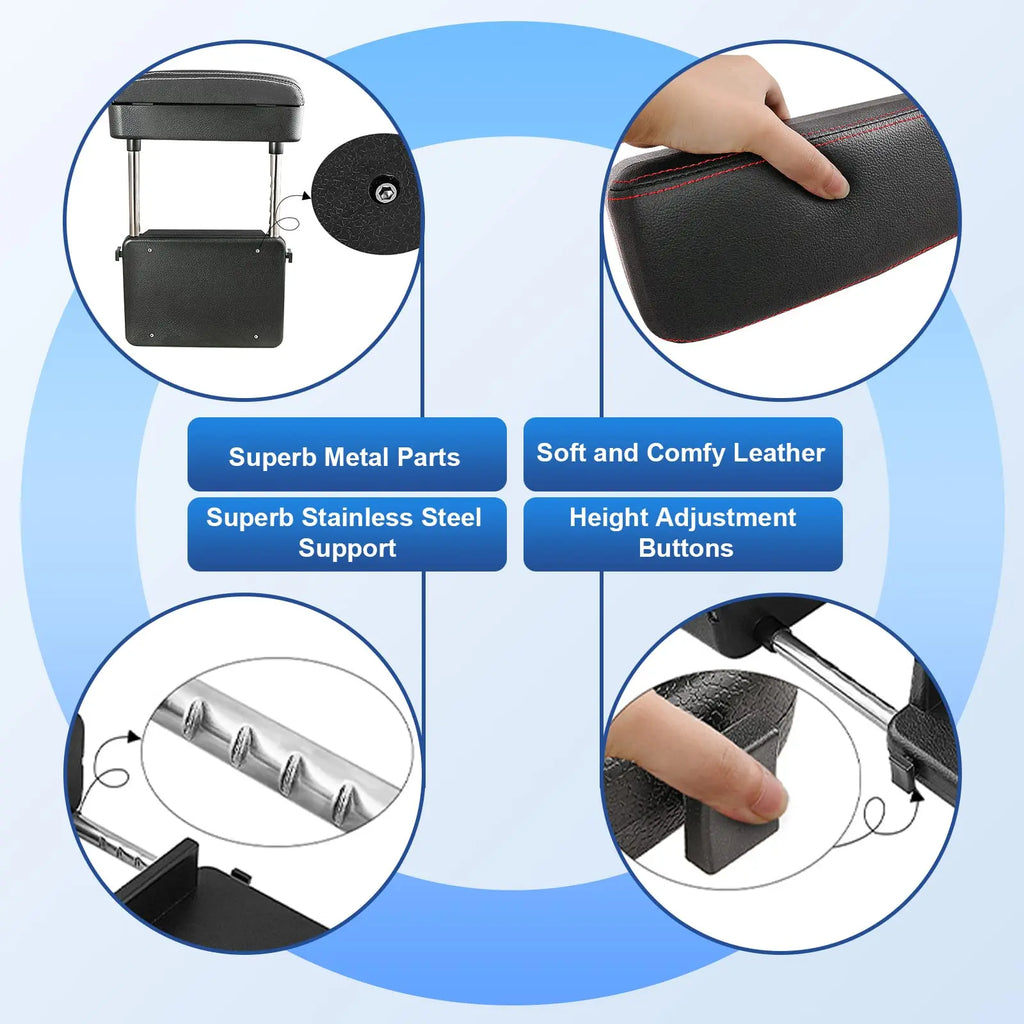 Car Armrest Support Elbow Rest Pad 