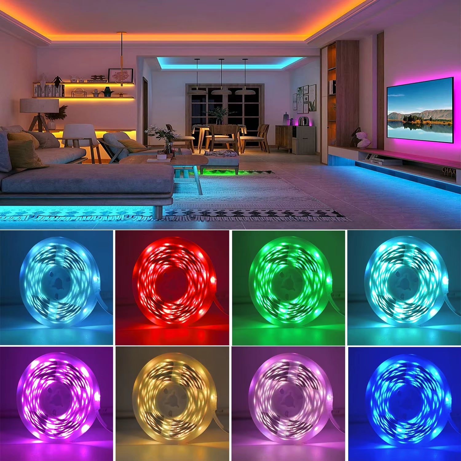 RGB Led Strip Lights 5M-10M-20M-30M