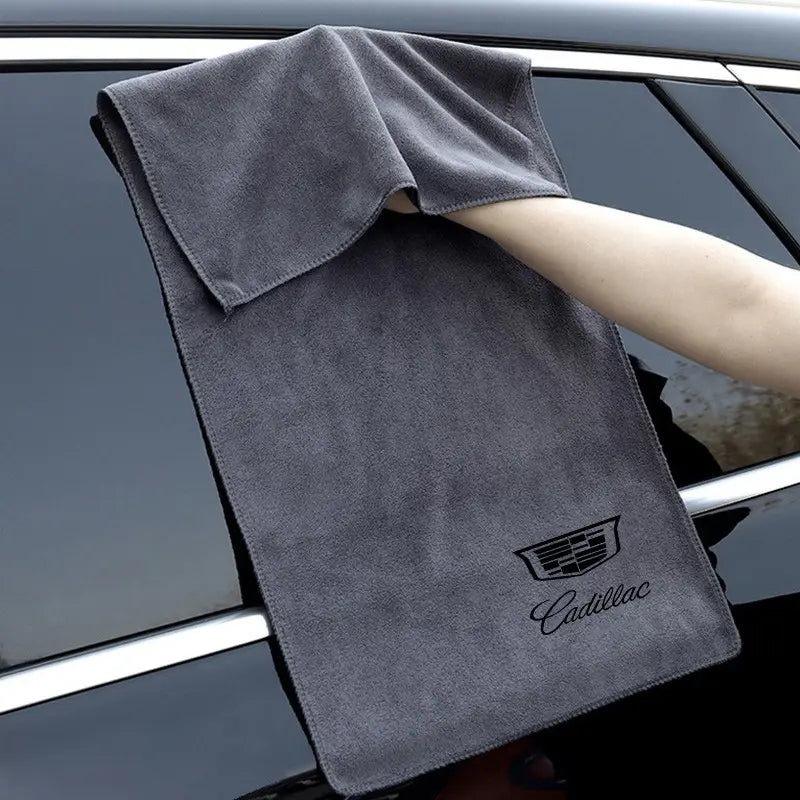 High Quality Microfiber Car Wash Towel Drying Cloth Cleaning Towel for Cadillac ATS BLS CT4 CT5 STS XLR XT4 XT6 XTS Escalade Deville DTS