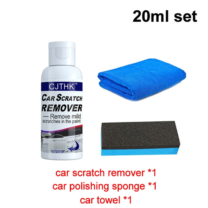 Car Scratch Remover and Paint Care Wax