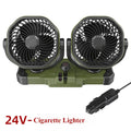 Dual-Head Car Cooling Fan