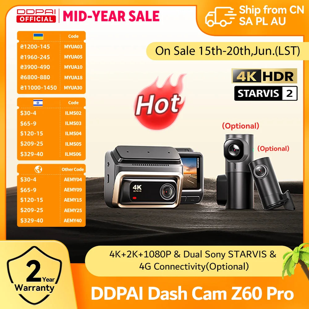 Z60 Pro 4K Dash Cam