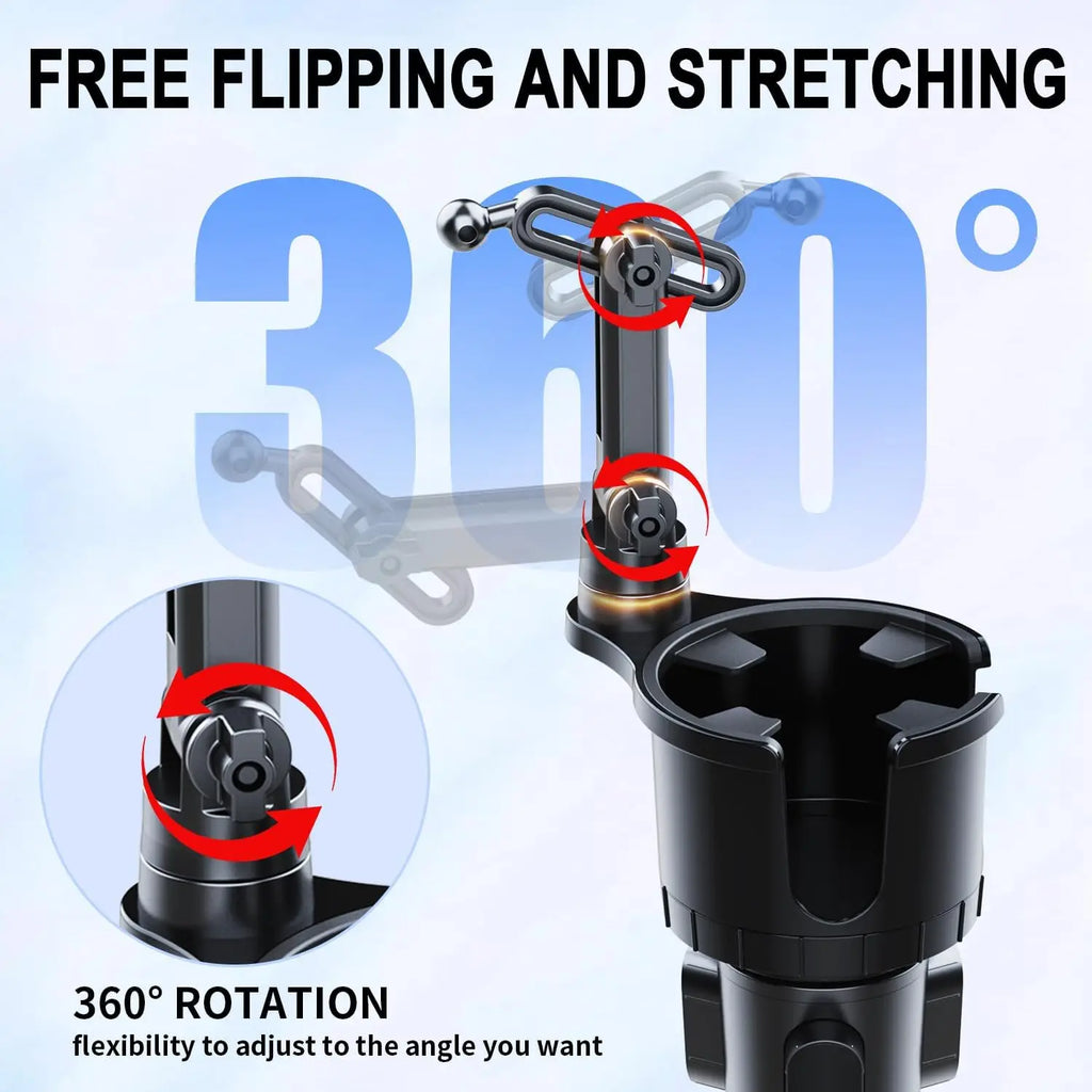 2 in 1 Cup Holder and Phone Mount