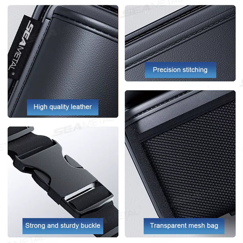 BLALION Car Trunk Leatherette Storage Bag Detachable