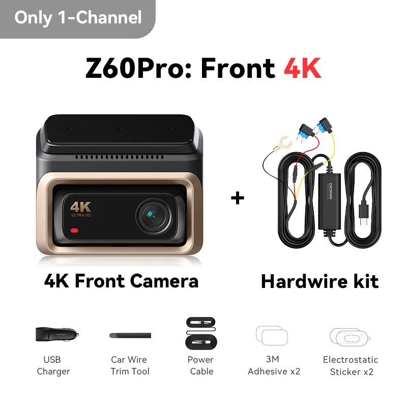 Z60 Pro 4K Dash Cam