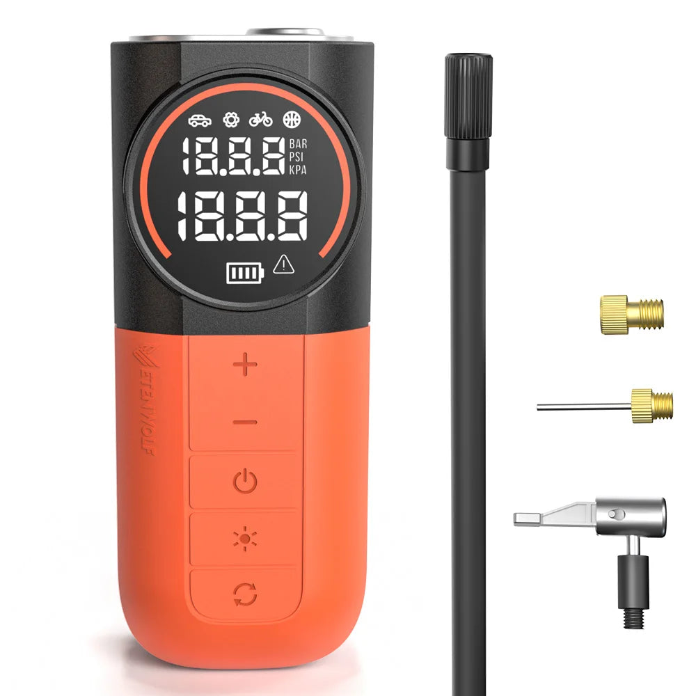 New  Portable Tire Inflator 5200Mah