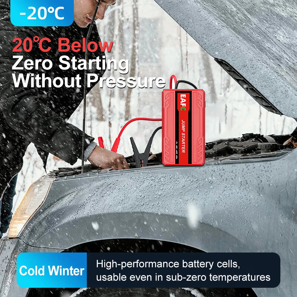 Portable 12V Car Jump Starter and 600A Power Bank