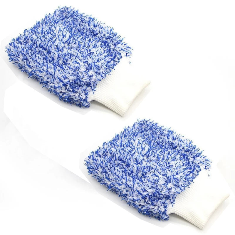 Soft Microfiber Car Cleaning Gloves