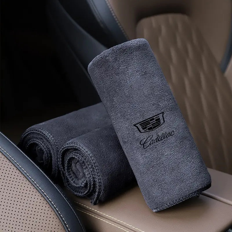 High Quality Microfiber Car Wash Towel Drying Cloth Cleaning Towel for Cadillac ATS BLS CT4 CT5 STS XLR XT4 XT6 XTS Escalade Deville DTS