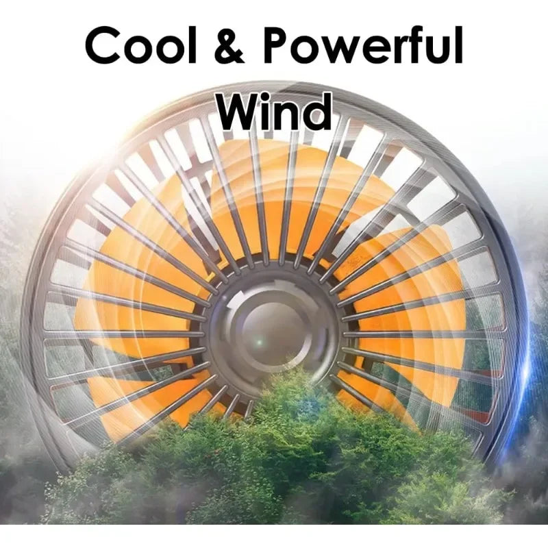 Car Fan 360° Adjustable 3 Head 